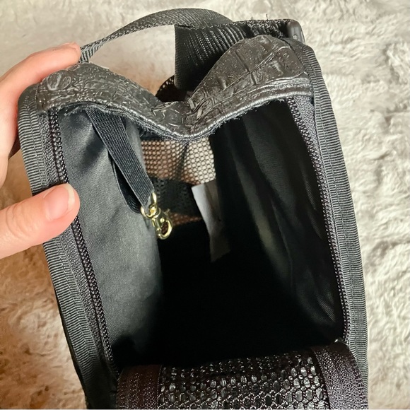 One-of-a-kind black snakeprint small pet carrier by Daba Doo Collection like new - Picture 8 of 12